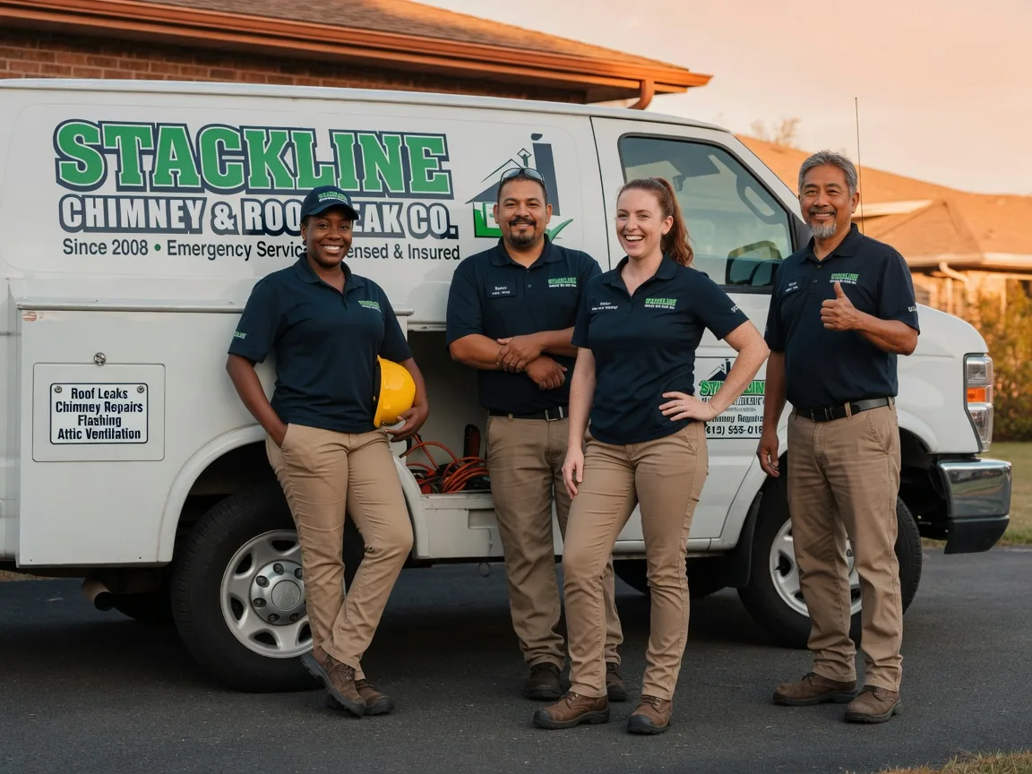 Chimney flashing repair company in Waggoner, IL
